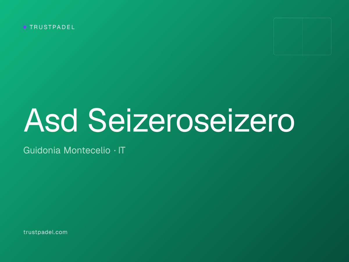 Asd Seizeroseizero padel club