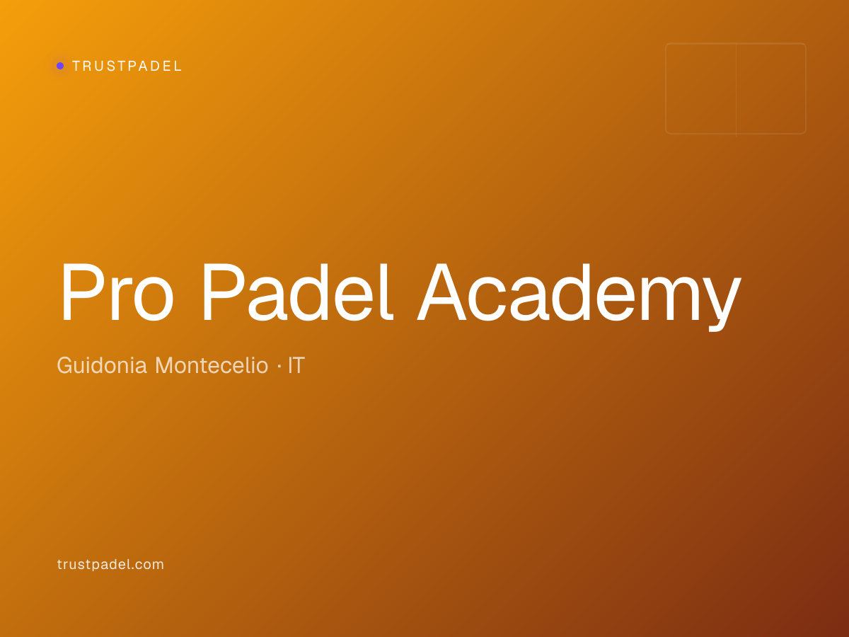 Pro Padel Academy padel club