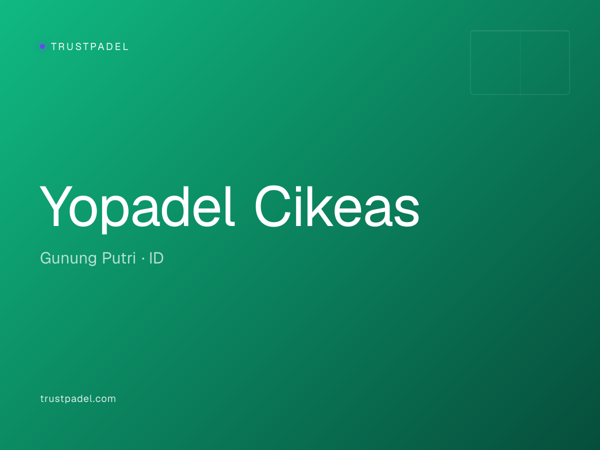 Yopadel Cikeas padel club