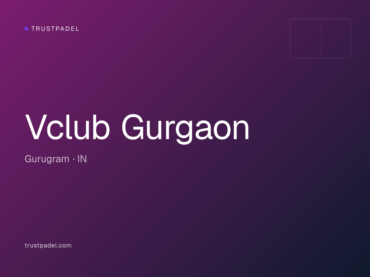 Vclub Gurgaon padel club