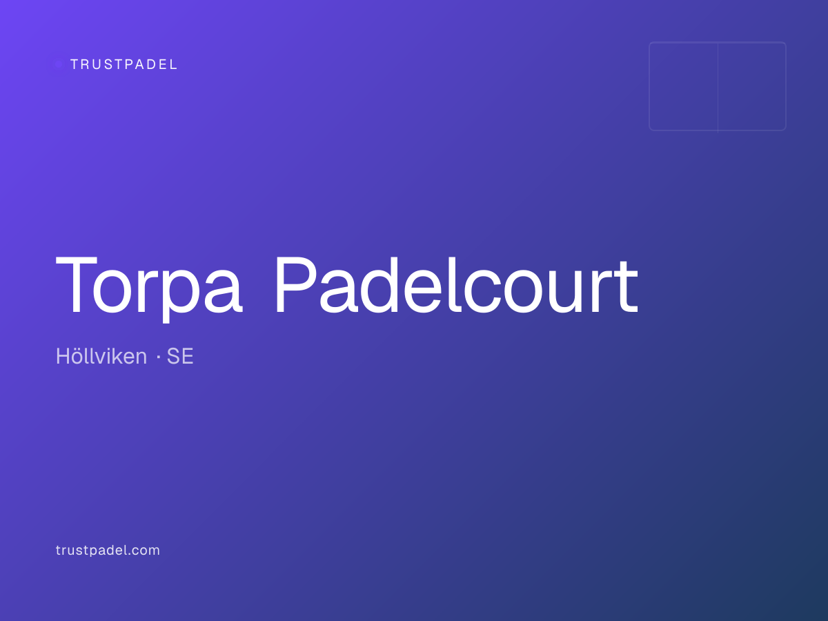 Torpa Padelcourt padel club