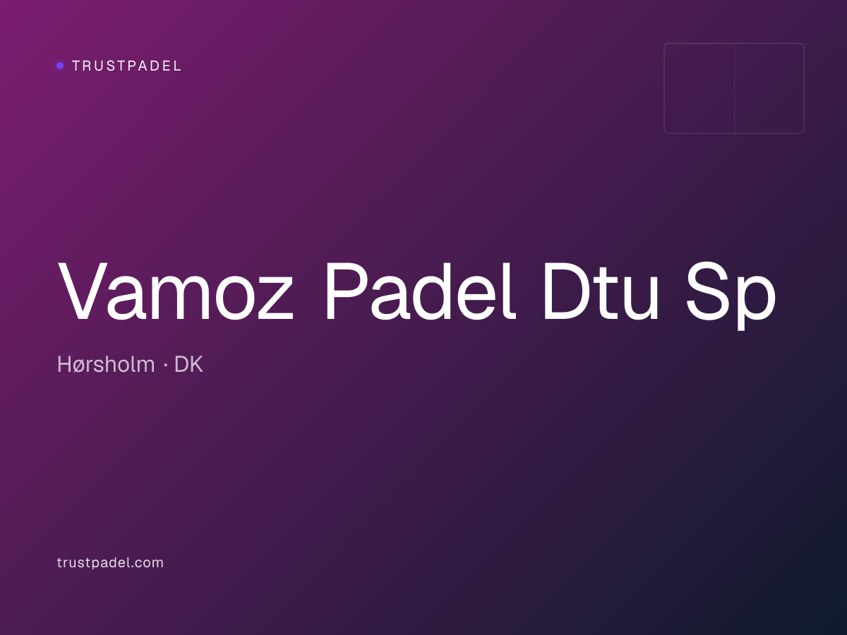 Vamoz Padel Dtu Sp padel club