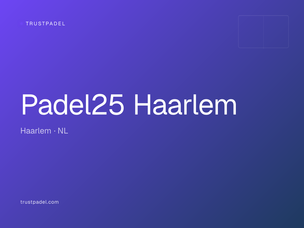 Padel25 Haarlem padel club