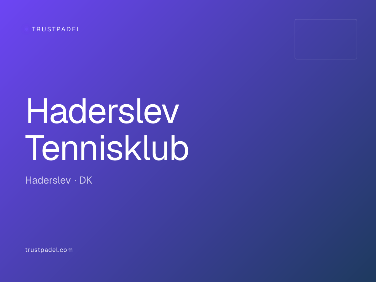 Haderslev Tennisklub padel club