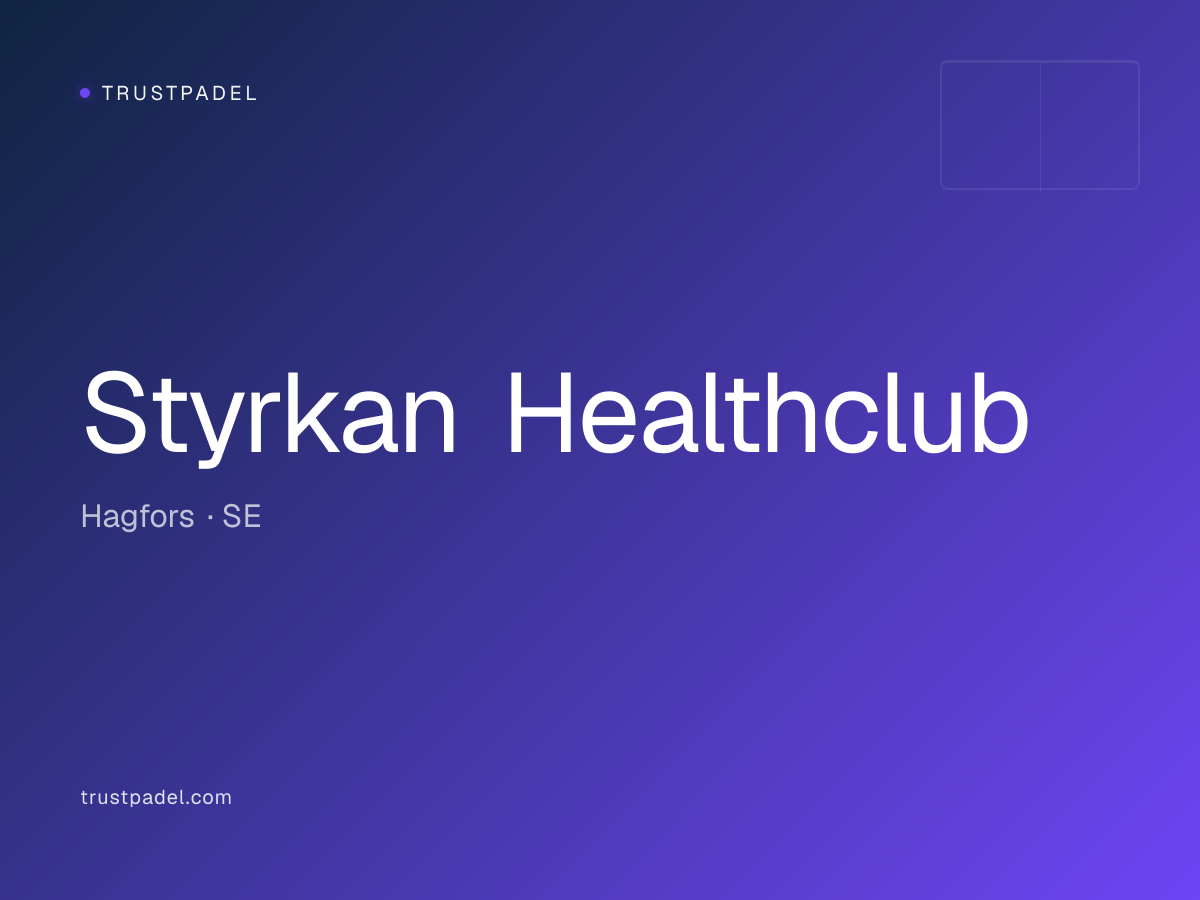 Styrkan Healthclub padel club