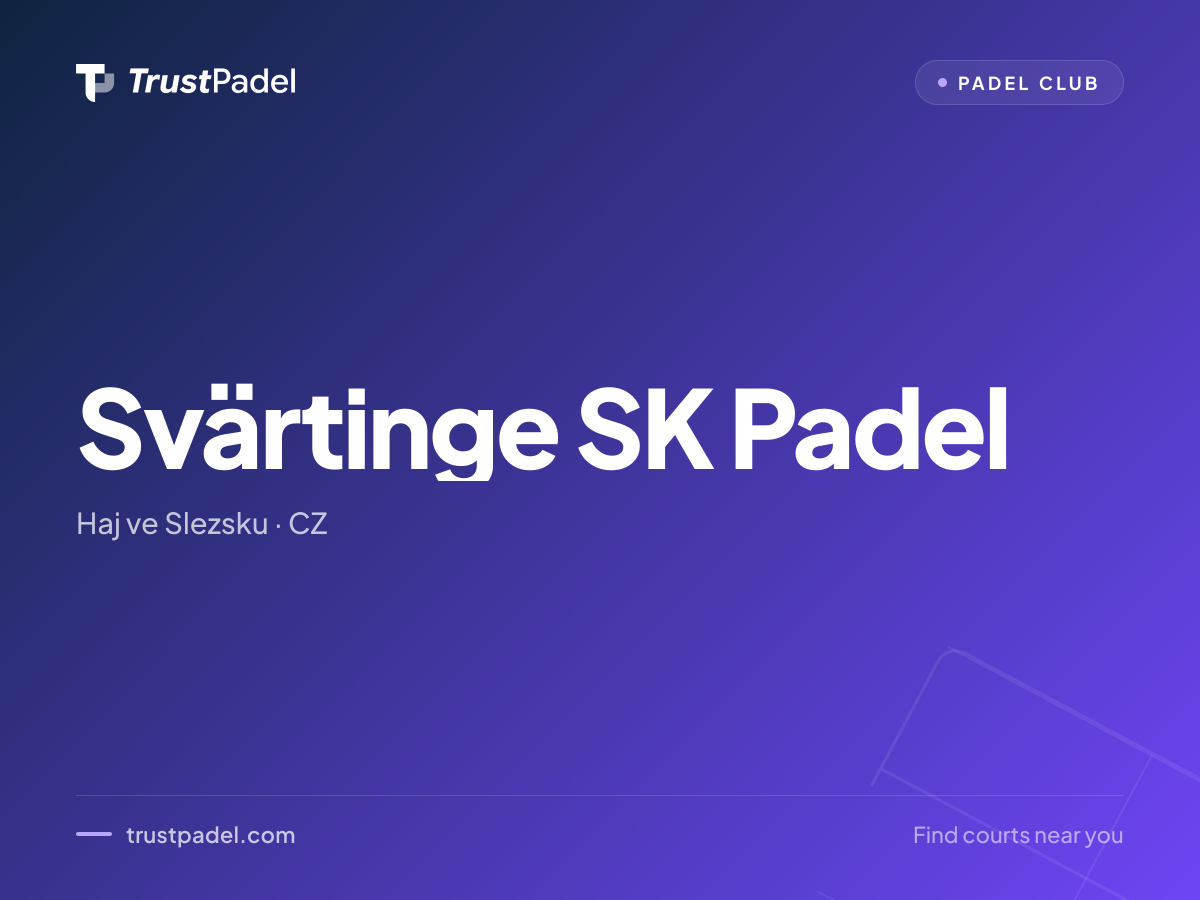 Svärtinge SK Padel padel club