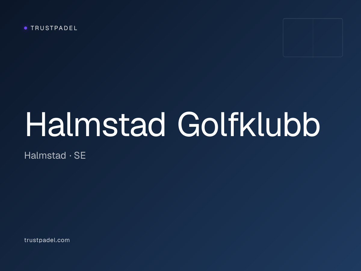 Halmstad Golfklubb padel club