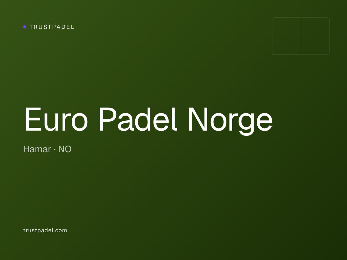 Euro Padel Norge padel club