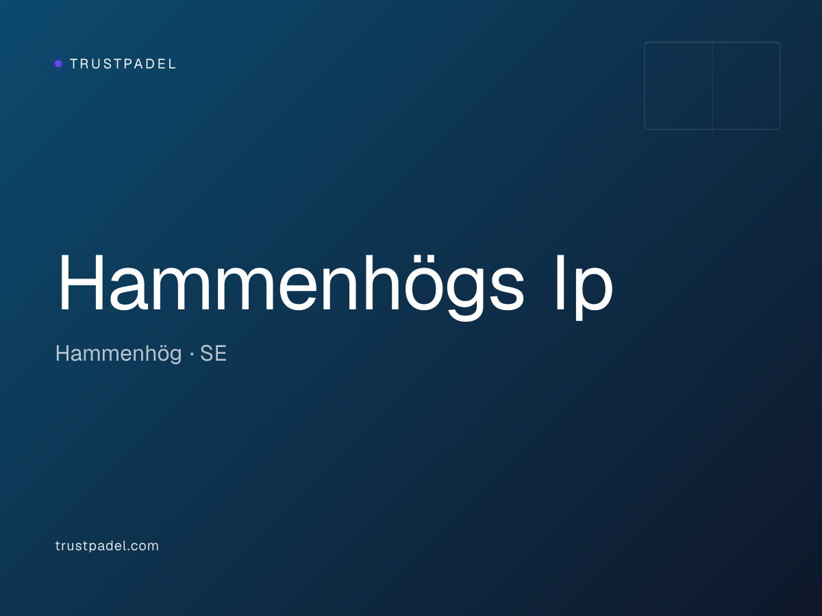 Hammenhögs Ip padel club