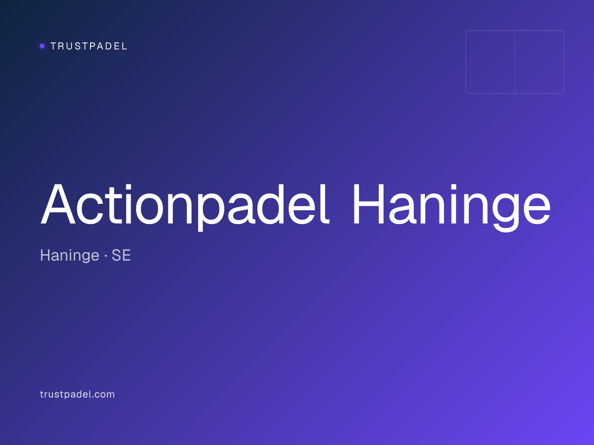 Actionpadel Haninge padel club