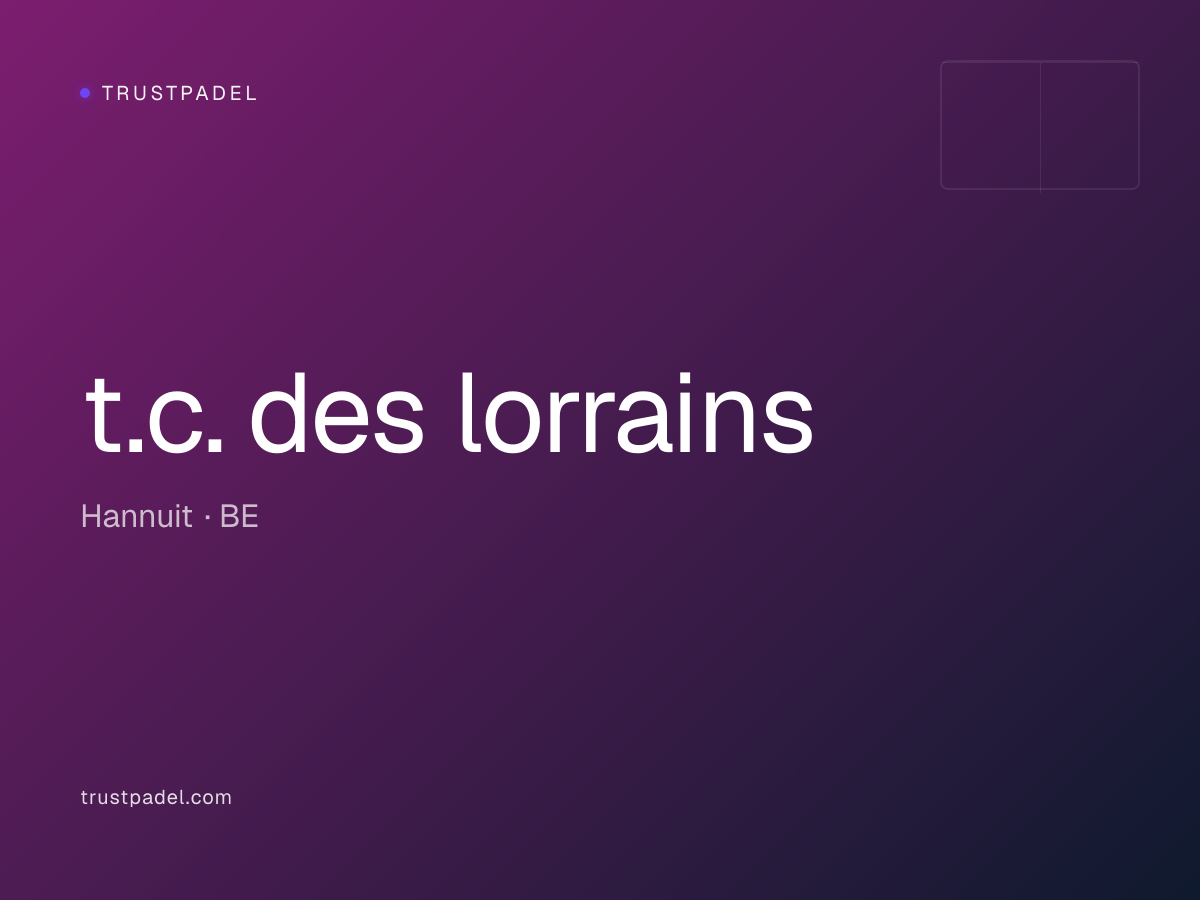 t.c. des lorrains padel club