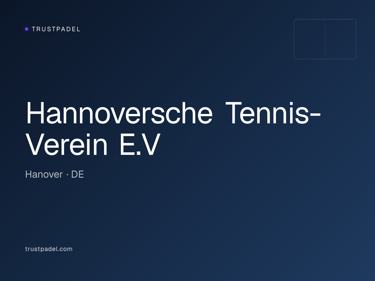 Hannoversche Tennis-Verein E.V padel club