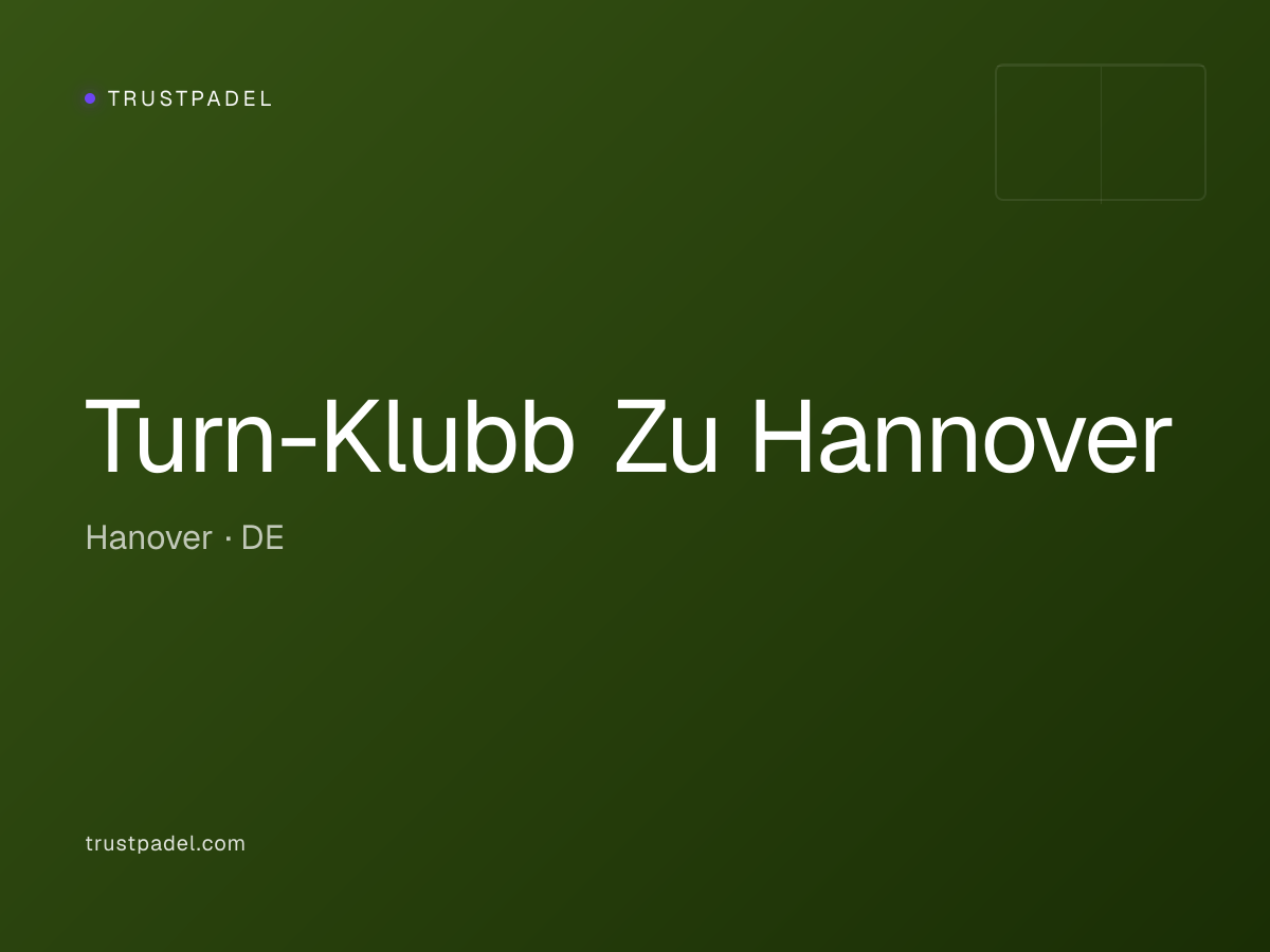 Turn-Klubb Zu Hannover padel club