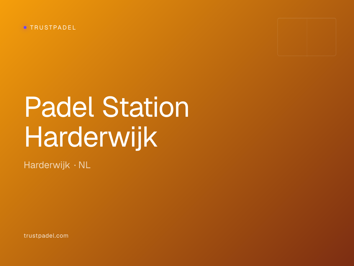 Padel Station Harderwijk padel club