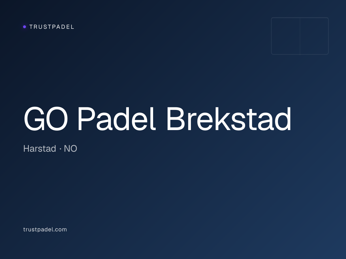 GO Padel Brekstad padel club