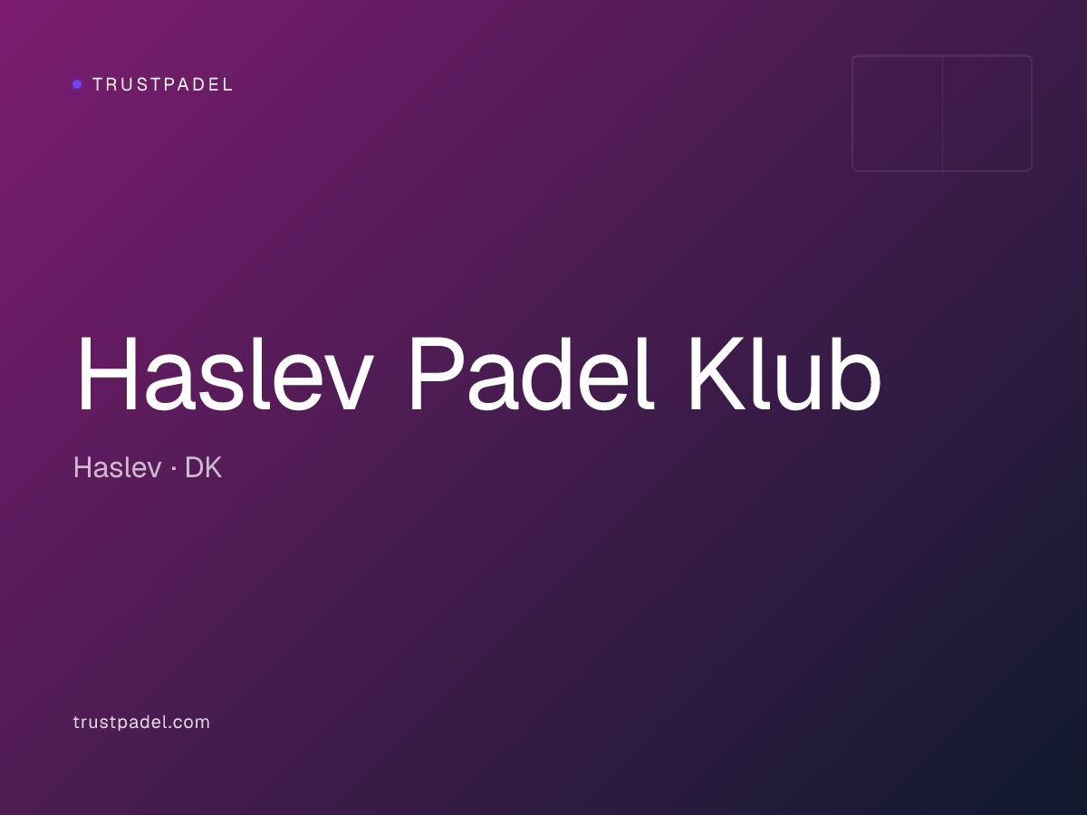 Haslev Padel Klub padel club