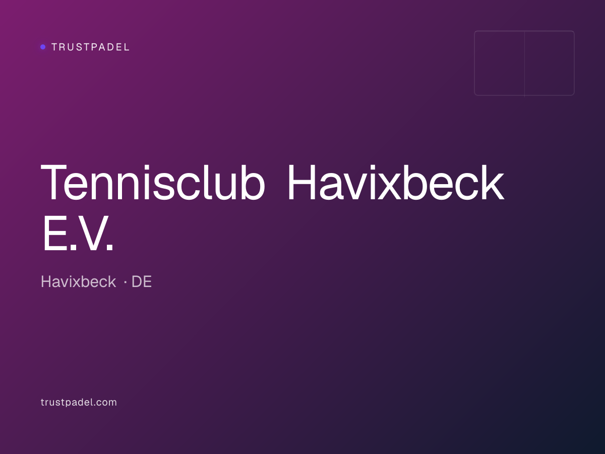 Tennisclub Havixbeck E.V. padel club