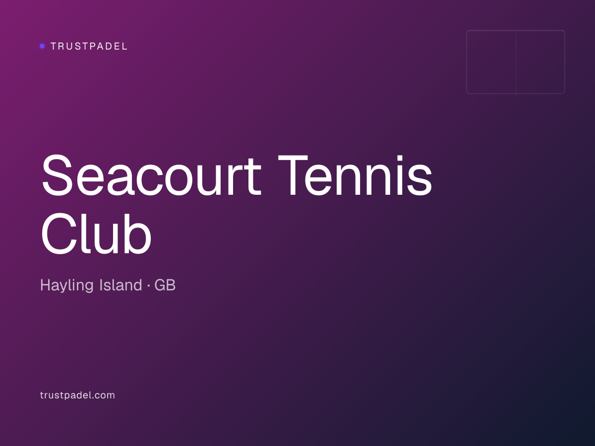 Seacourt Tennis Club padel club