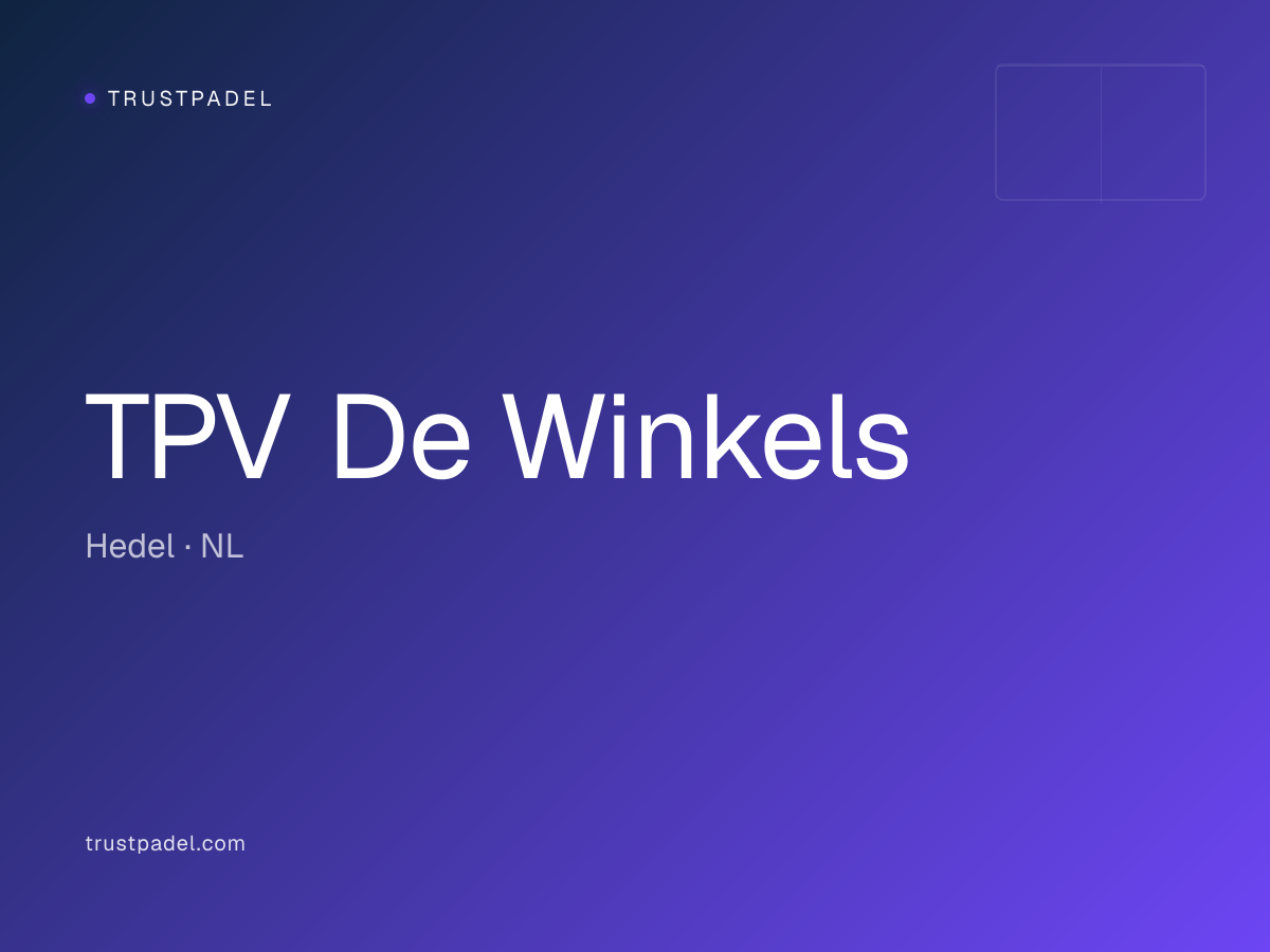 TPV De Winkels padel club