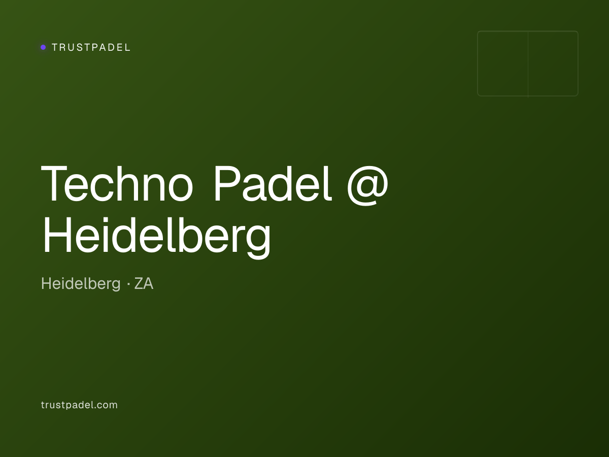 Techno Padel @ Heidelberg padel club