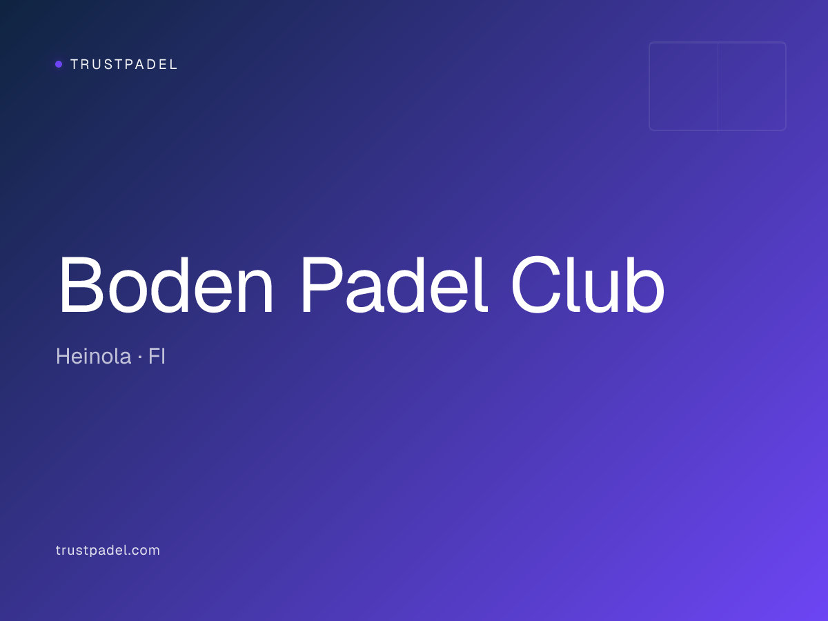 Boden Padel Club padel club