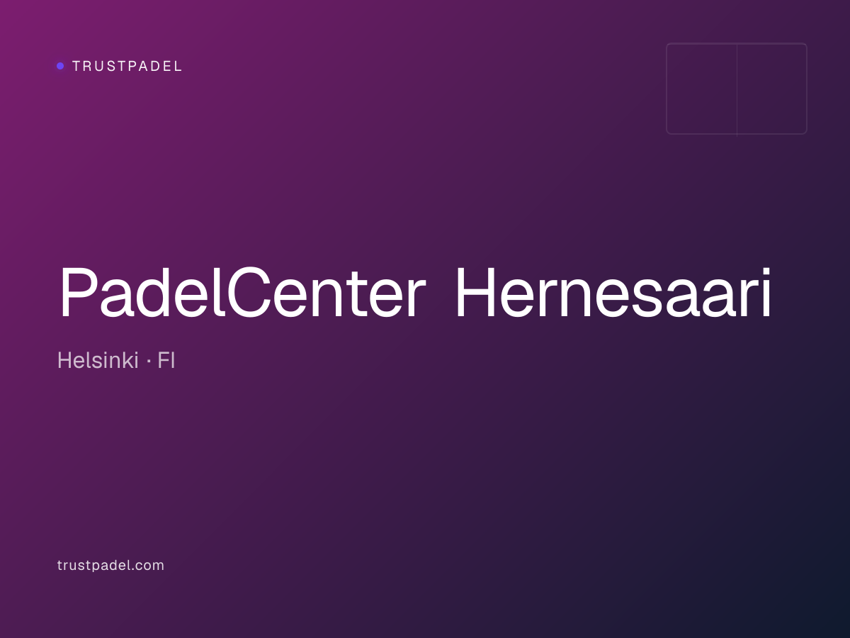 PadelCenter Hernesaari padel club