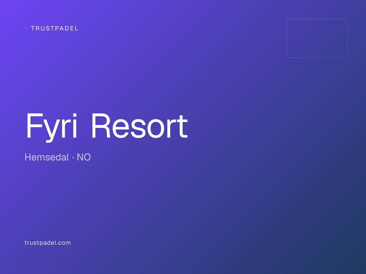 Fyri Resort padel club