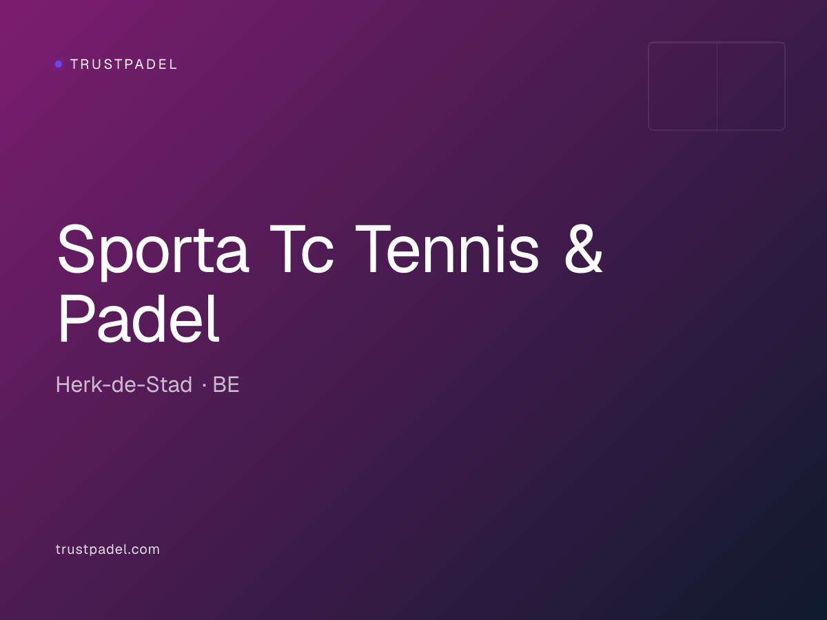 Sporta Tc Tennis & Padel padel club