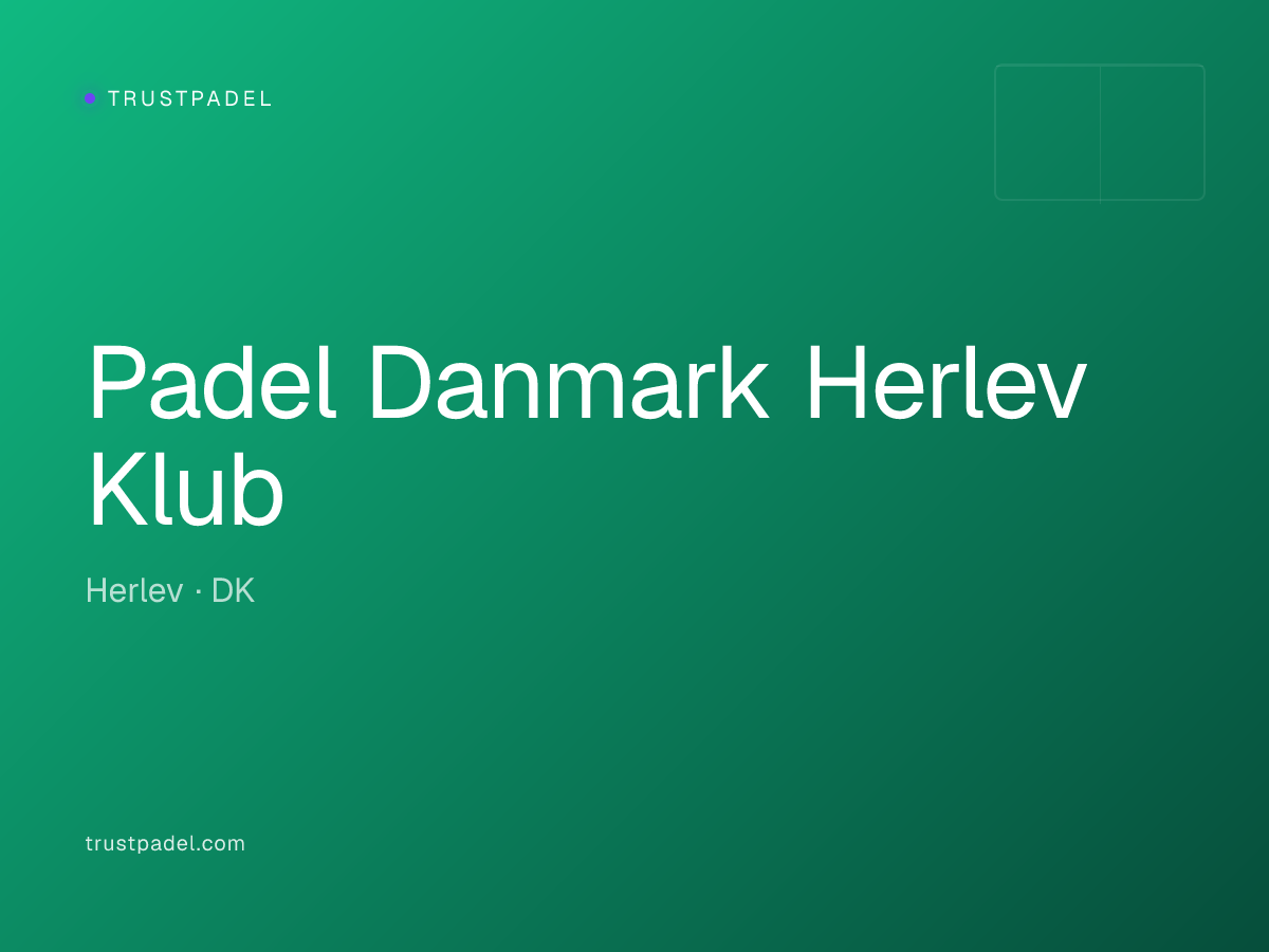 Padel Danmark Herlev Klub padel club