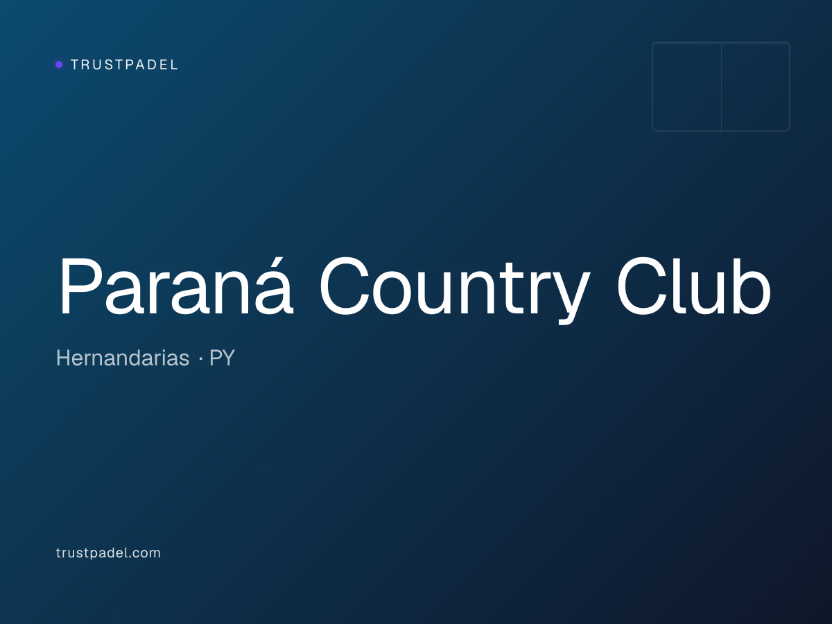 Paraná Country Club padel club