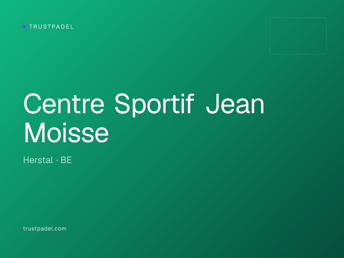 Centre Sportif Jean Moisse padel club