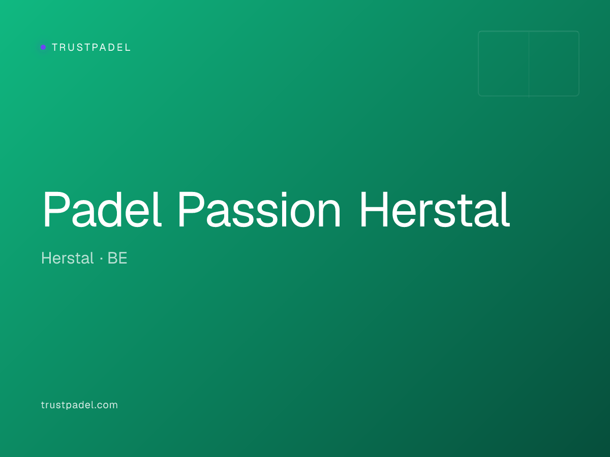 Padel Passion Herstal padel club