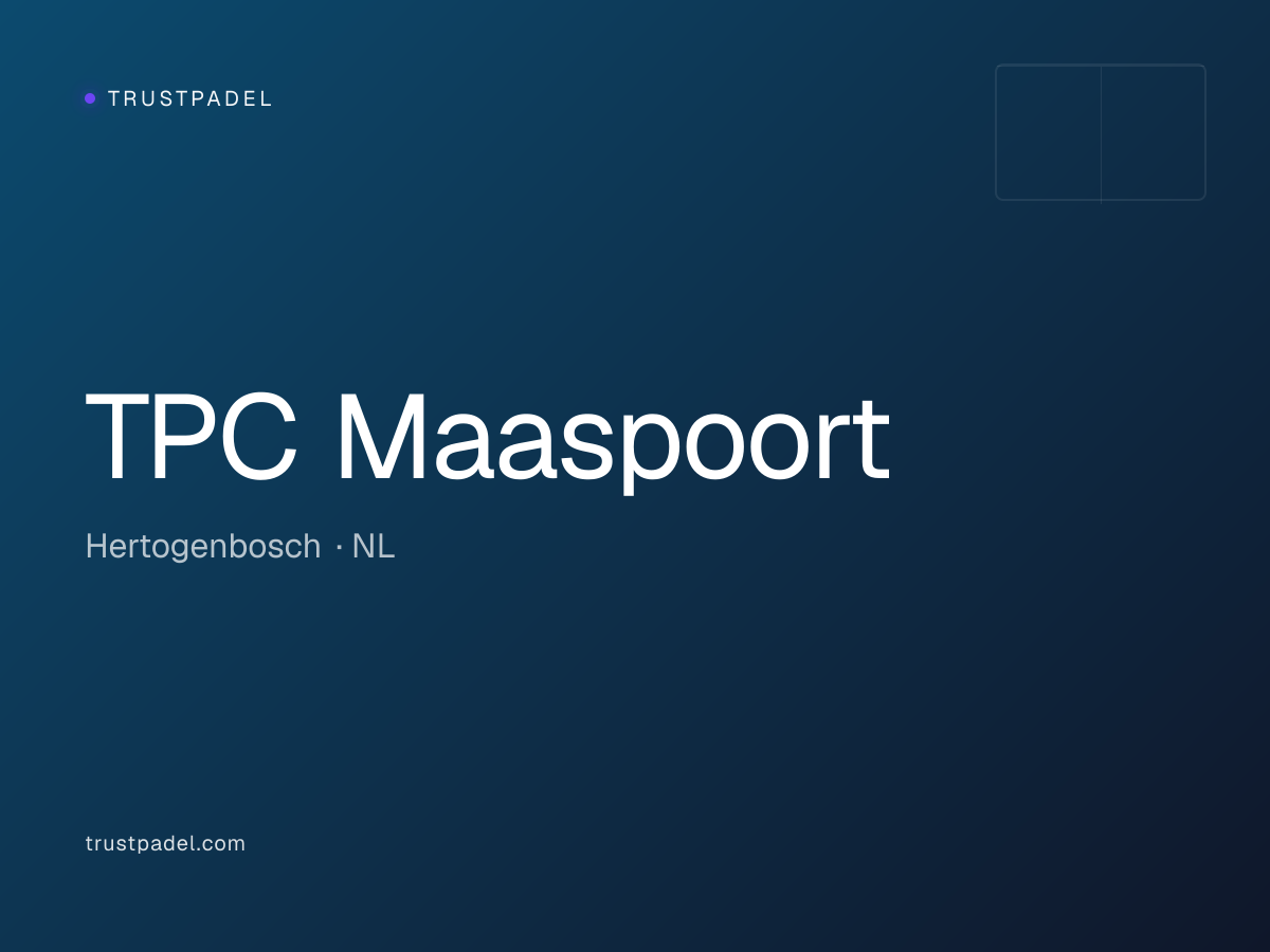 TPC Maaspoort padel club