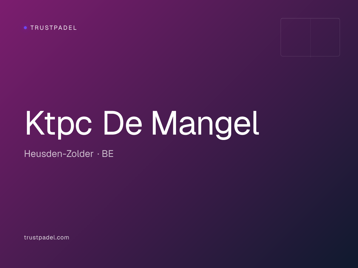 Ktpc De Mangel padel club