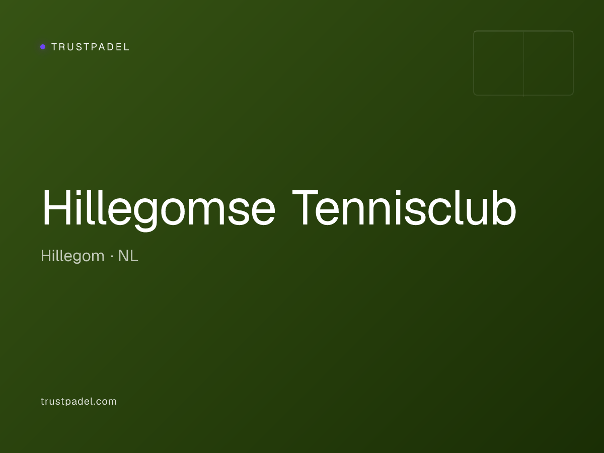 Hillegomse Tennisclub padel club