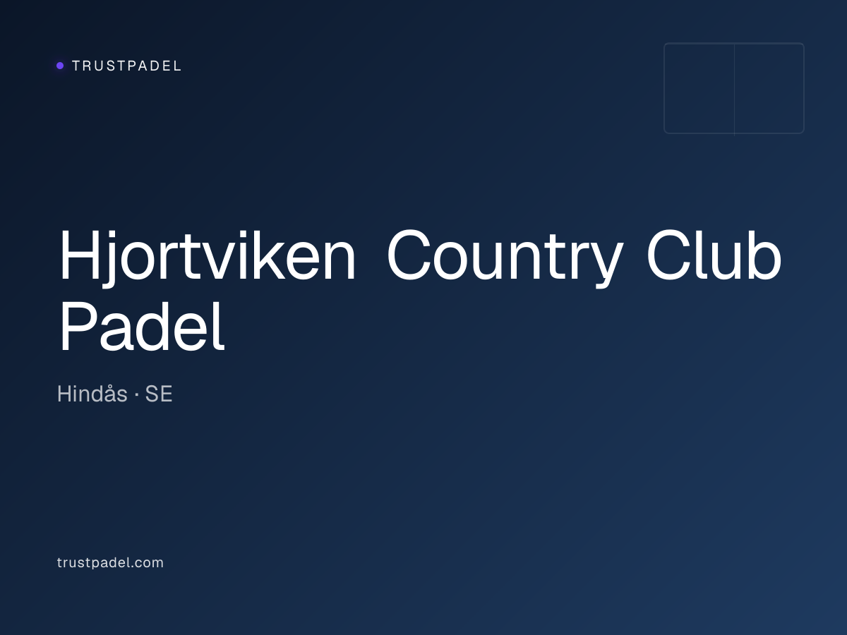 Hjortviken Country Club Padel padel club