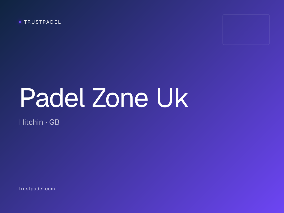 Padel Zone Uk padel club