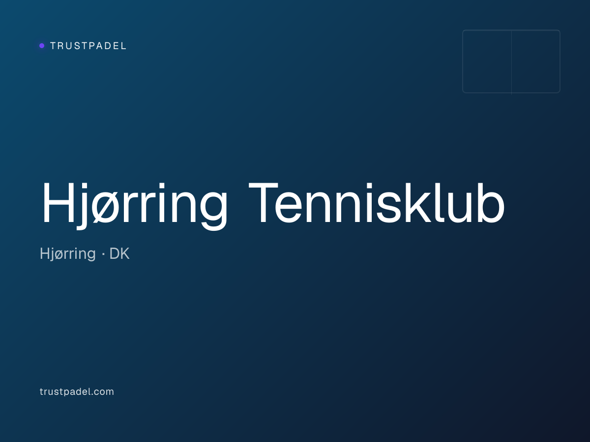 Hjørring Tennisklub padel club
