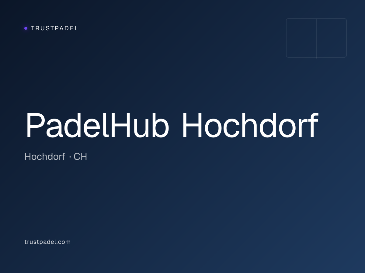 PadelHub Hochdorf padel club