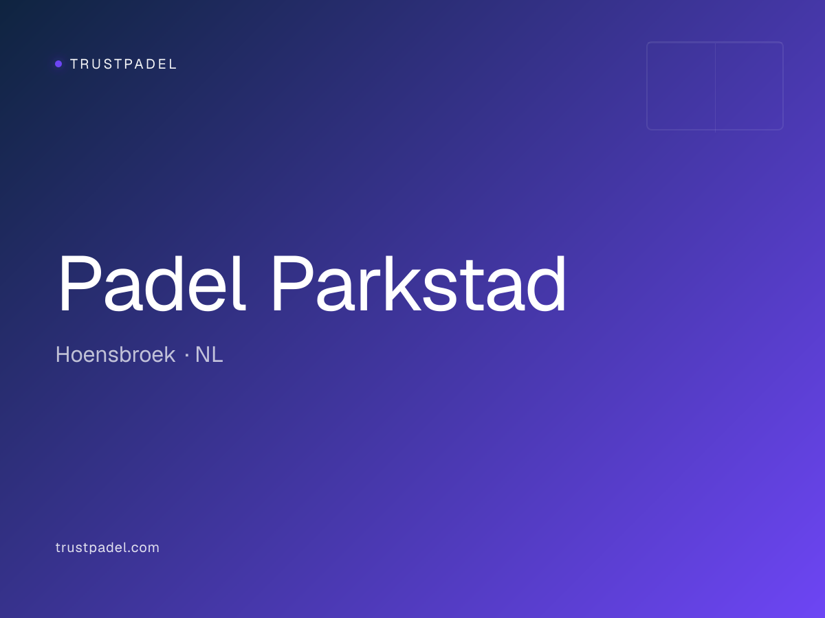 Padel Parkstad padel club