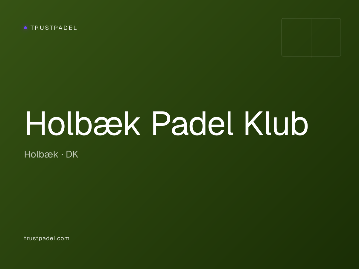 Holbæk Padel Klub padel club
