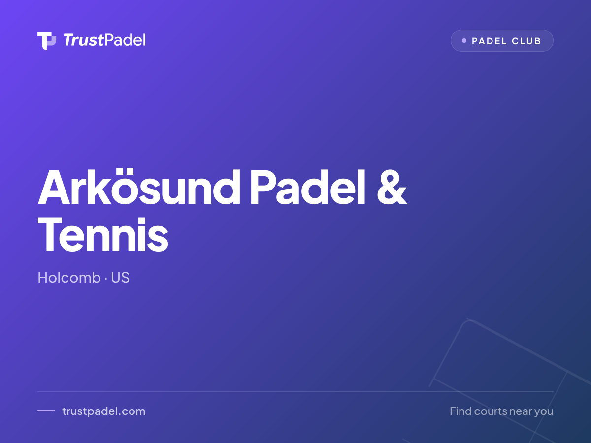Arkösund Padel & Tennis padel club