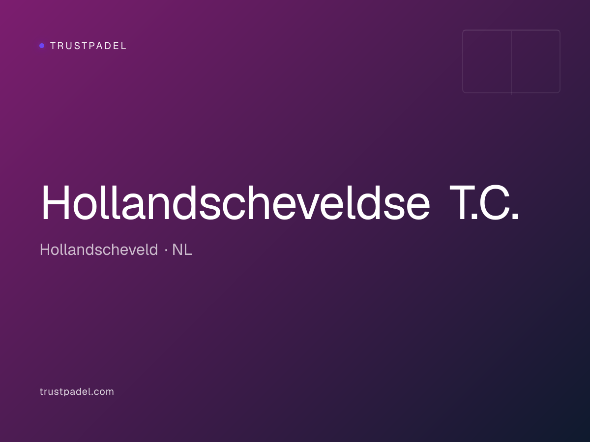 Hollandscheveldse T.C. padel club