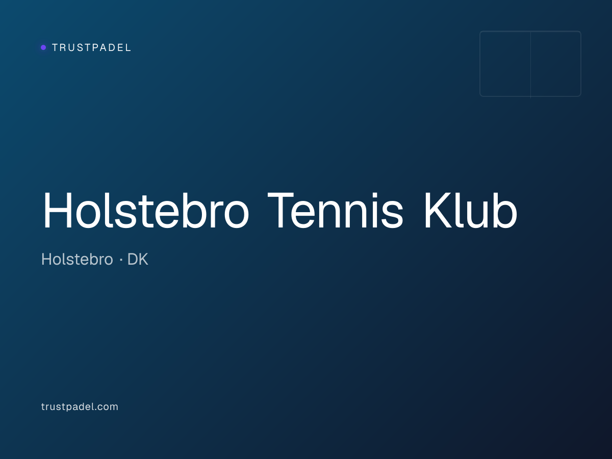 Holstebro Tennis Klub padel club