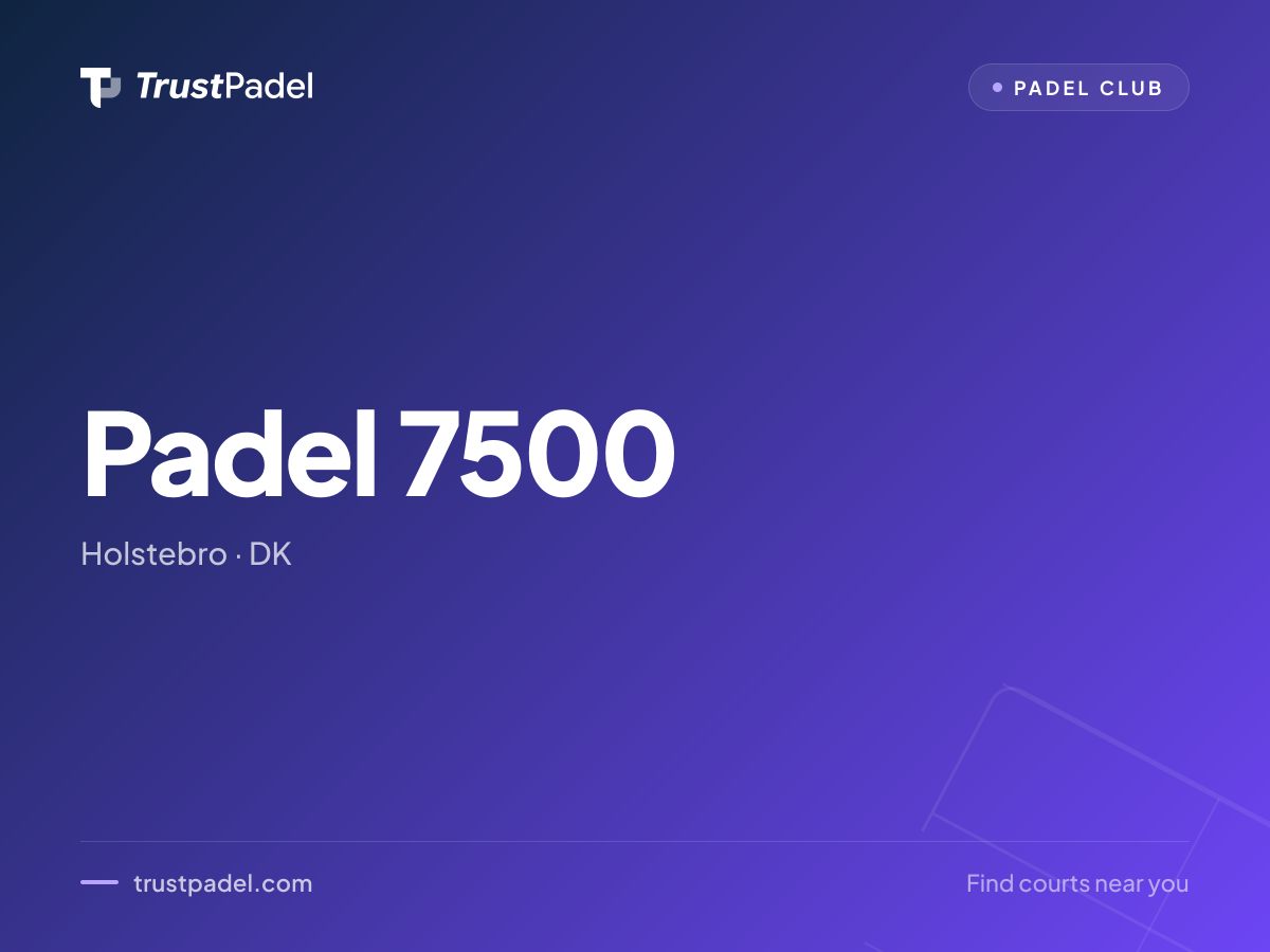 Padel 7500 padel club