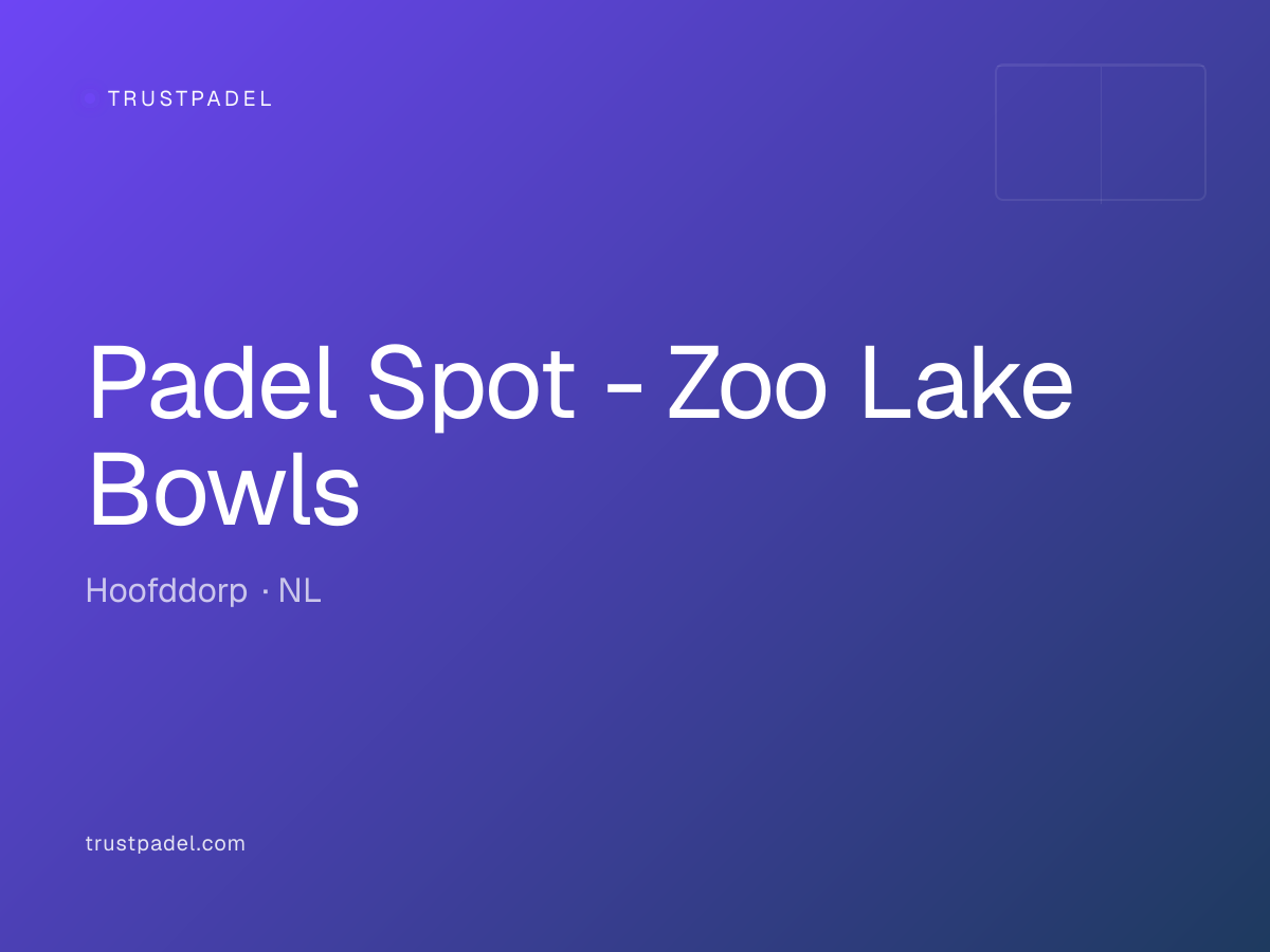 Padel Spot - Zoo Lake Bowls padel club