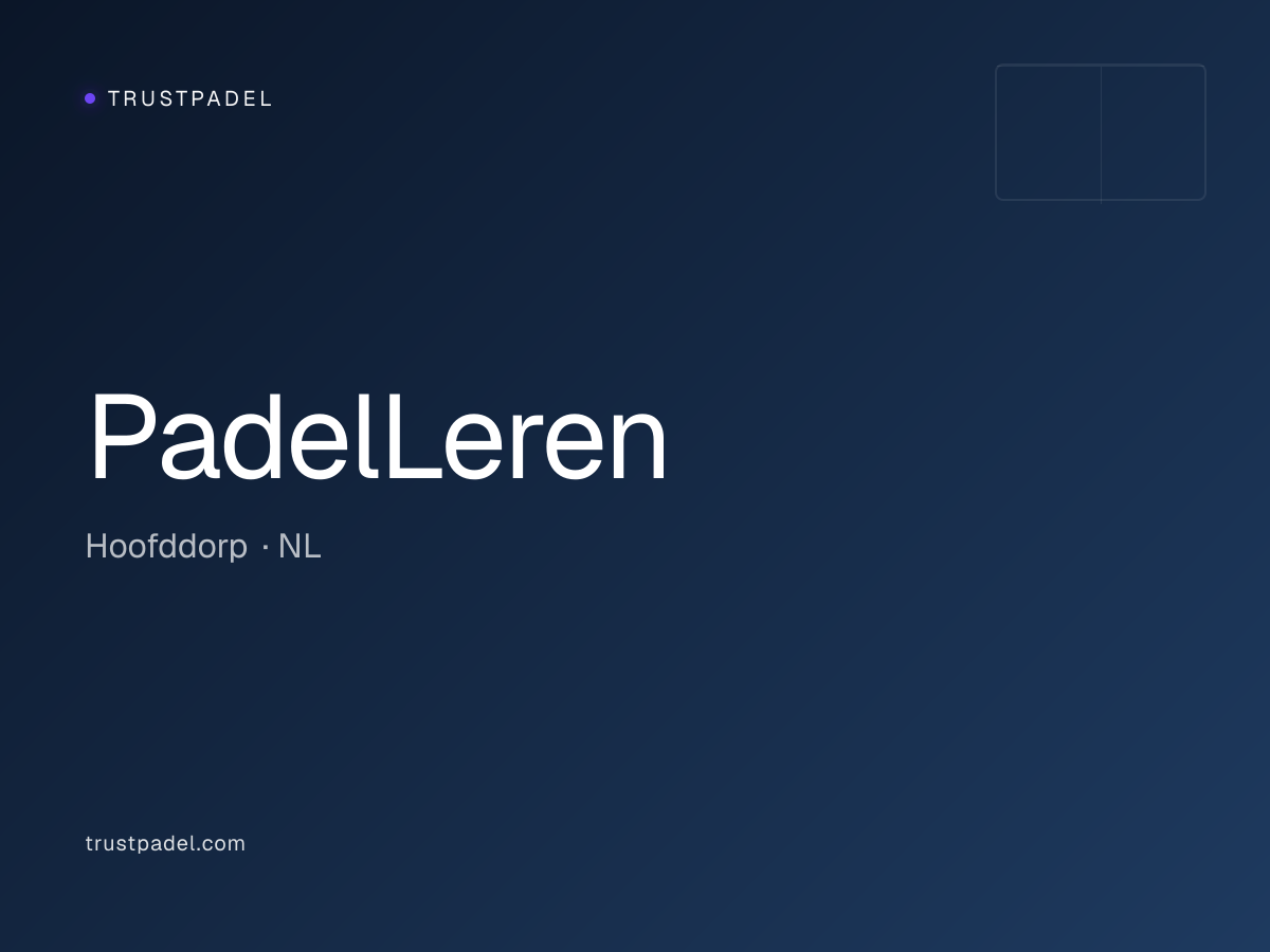 PadelLeren padel club