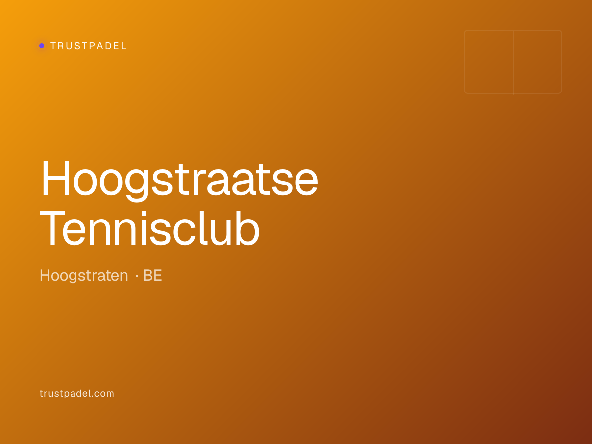 Hoogstraatse Tennisclub padel club