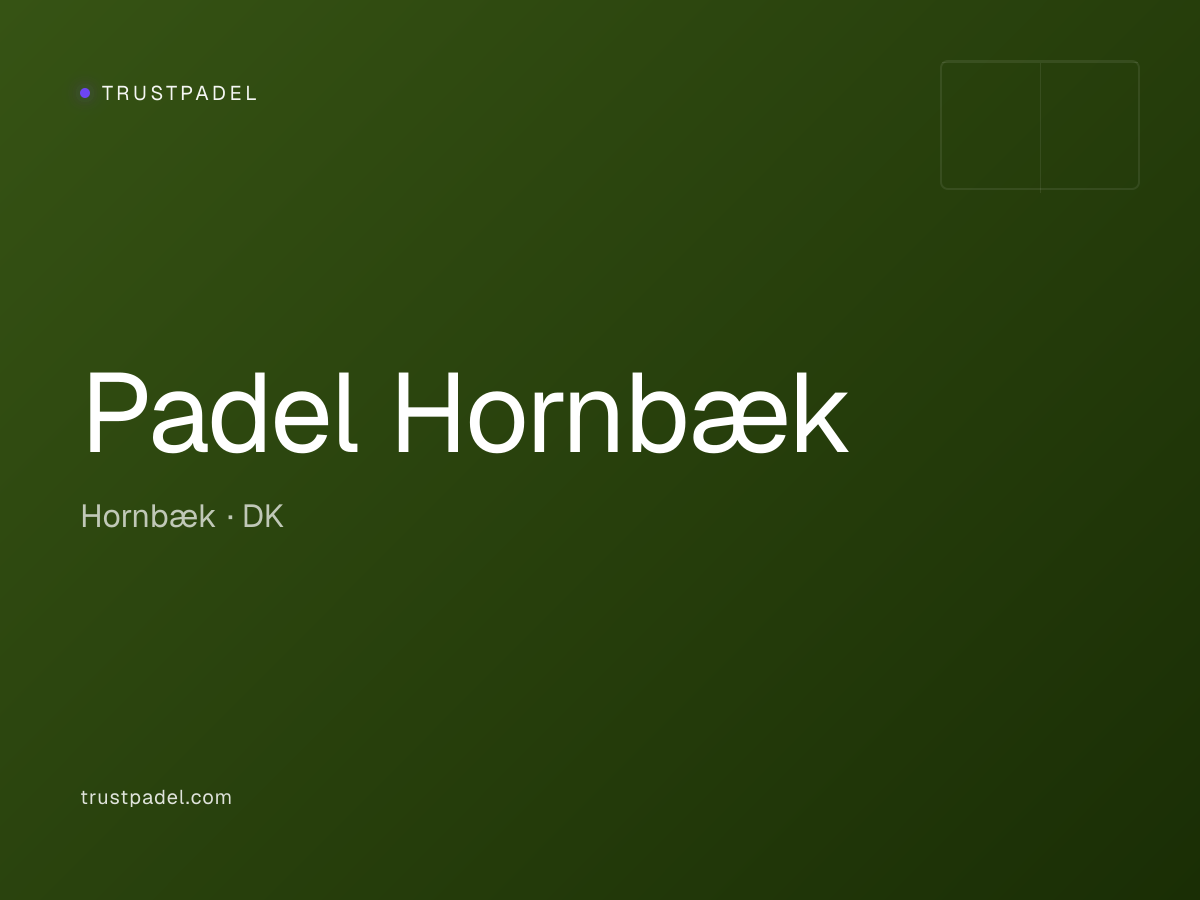 Padel Hornbæk padel club