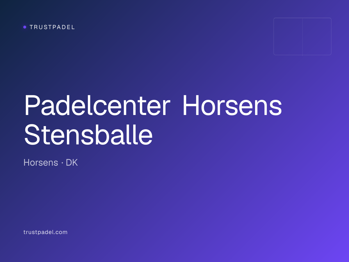 Padelcenter Horsens Stensballe padel club